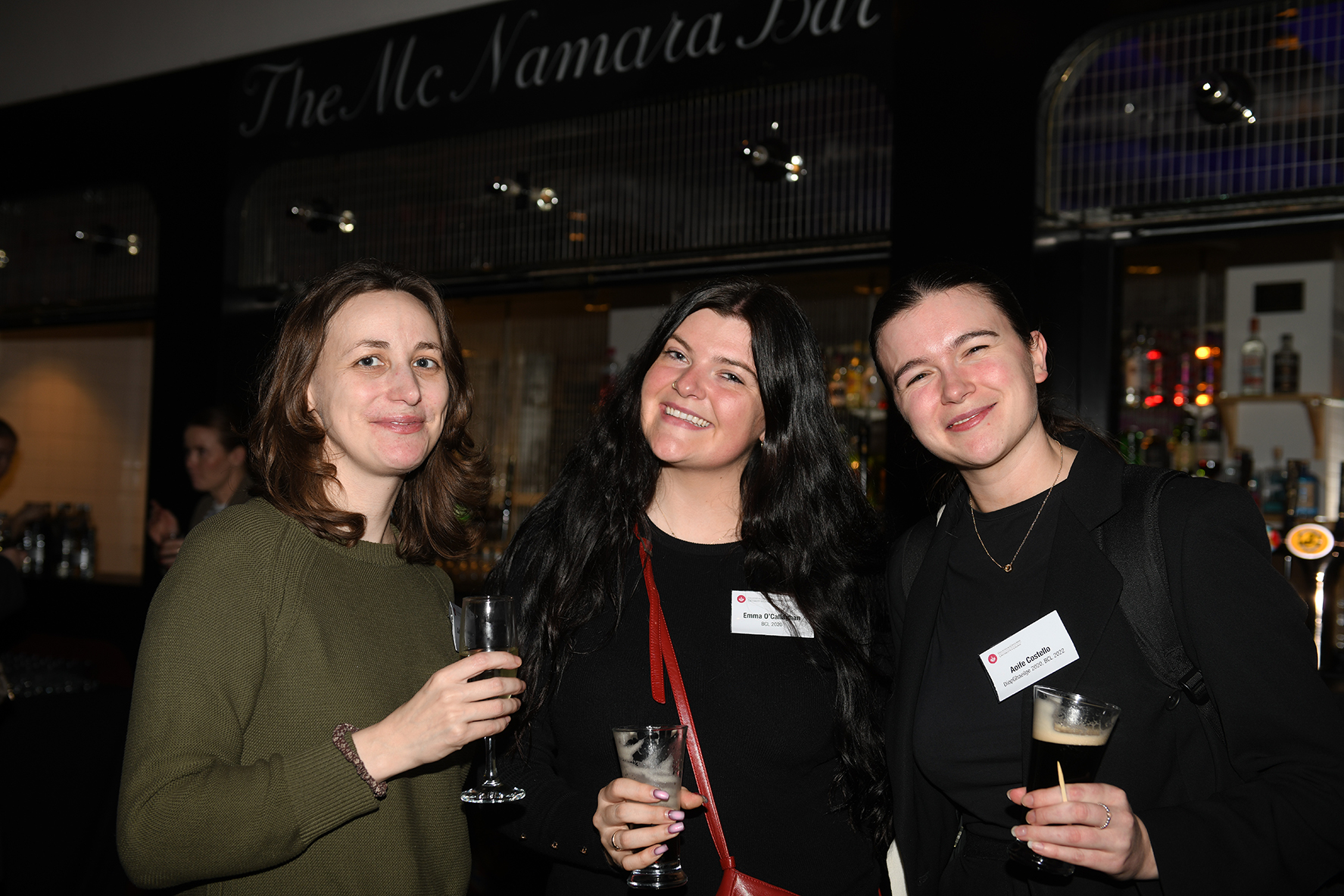 Caitriona Moore, Emma O'Callaghan and Aoife Costello