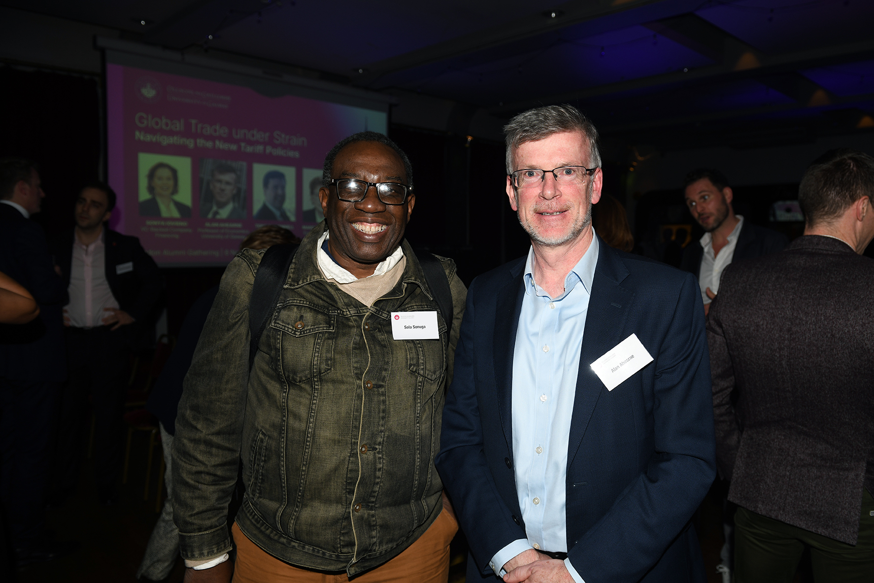 Sola Sonuga and Professor Alan Ahearne