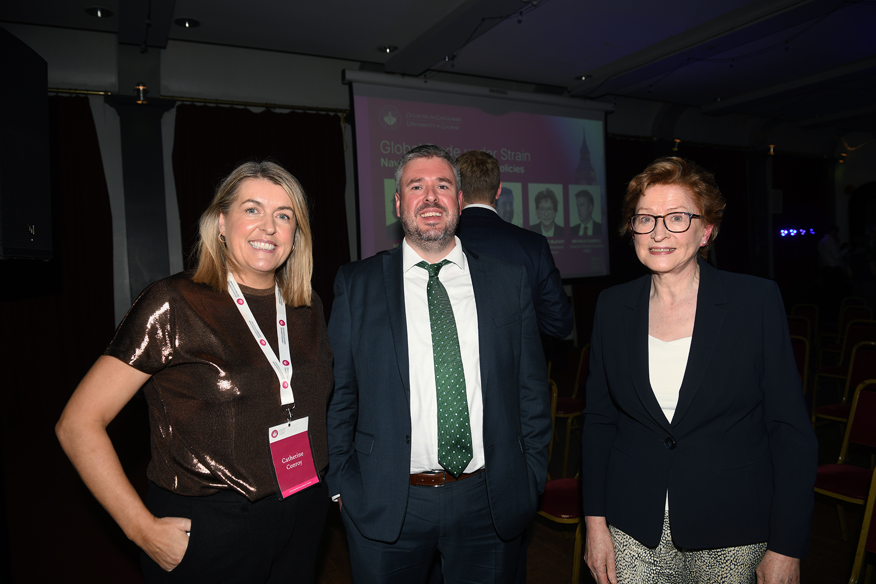 Catherine Conroy, Tony McDonnell and Margaret McEvoy