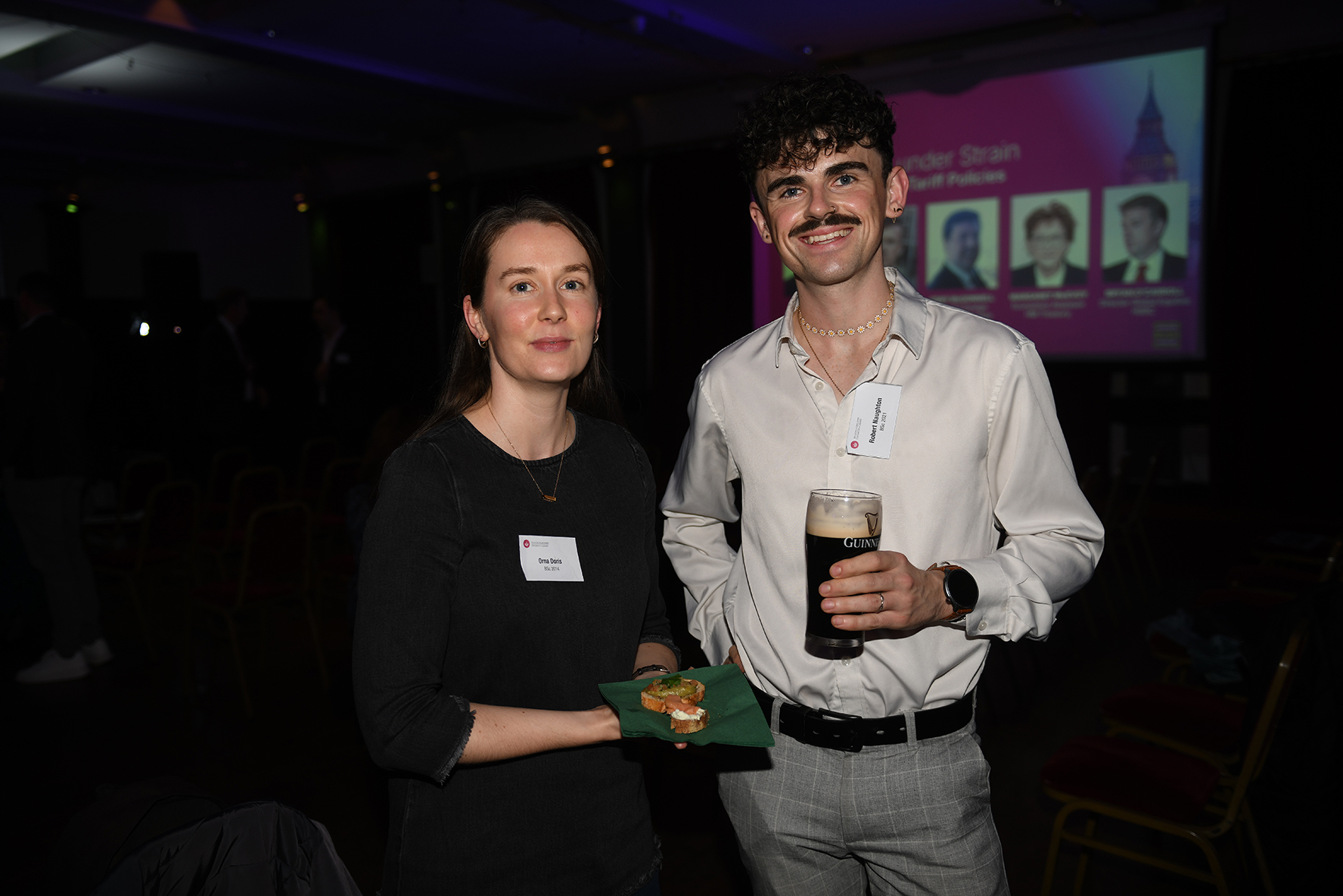 Orna Doris and Robert Naughton