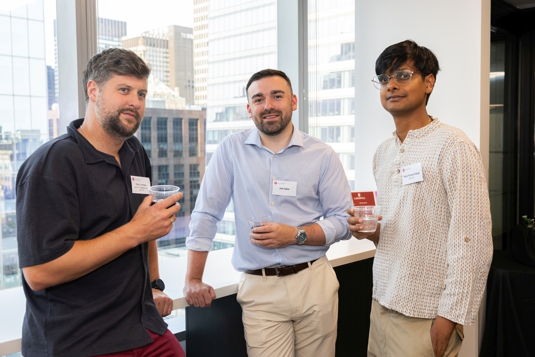 David Jackson, Jake Dykes and Rahul Parvesh Dewan