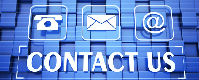 contact us header by phone or mail
