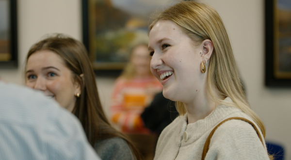This is an image of a smiling student 