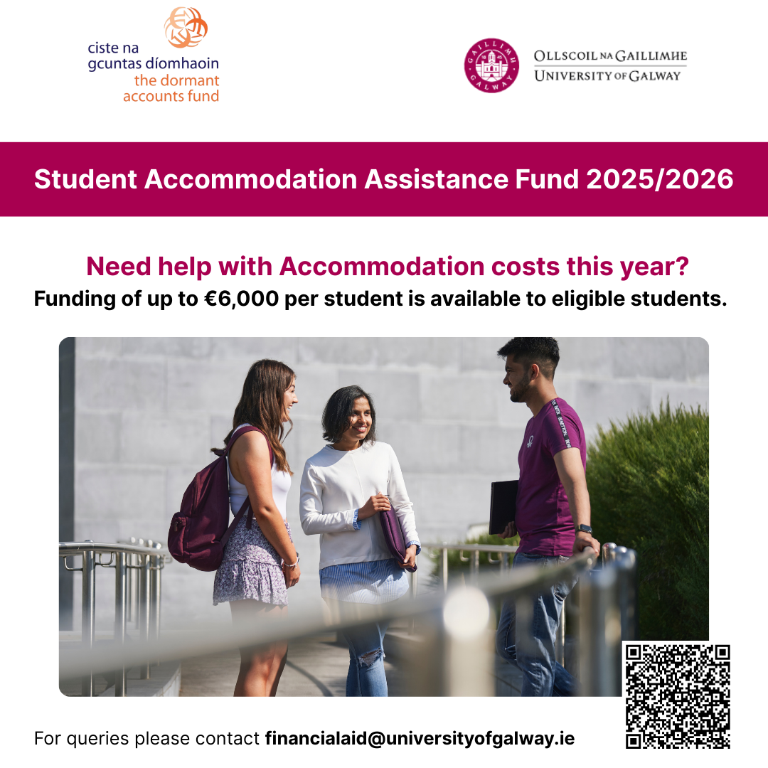 Student Accommodation Assistance Fund Flier