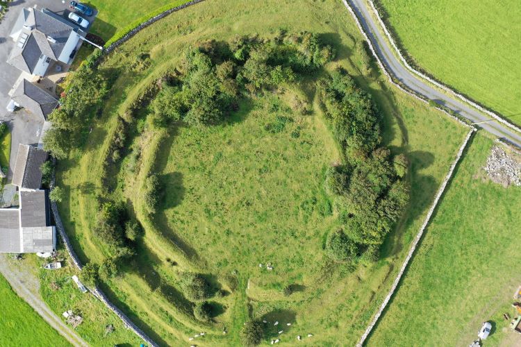 Rathgurreen Ringfort on the Maree Peninsula, Co. Galway.