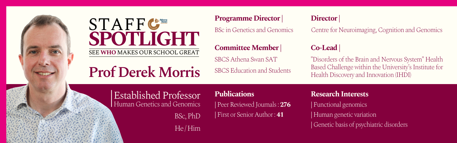 Derek Morris Spotlight