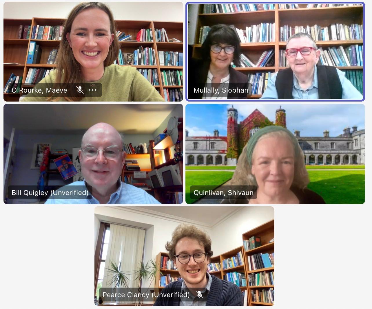 Mary Harney PhD viva team