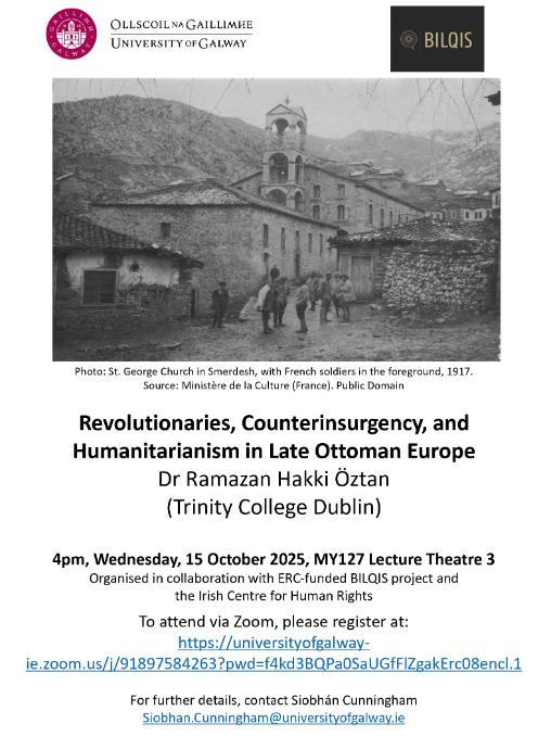 poster for the lecture