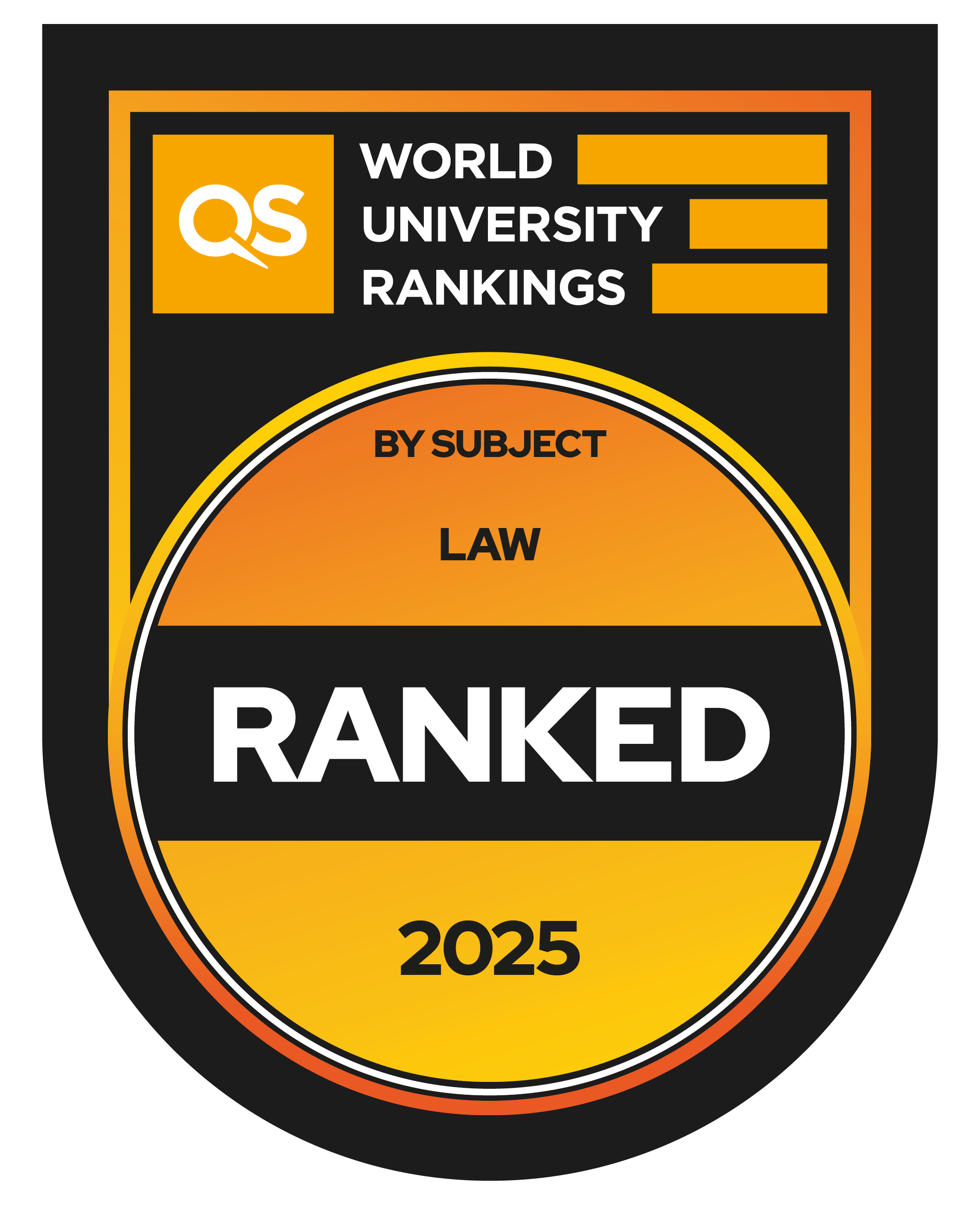 Law-Subject 2025-Ranked