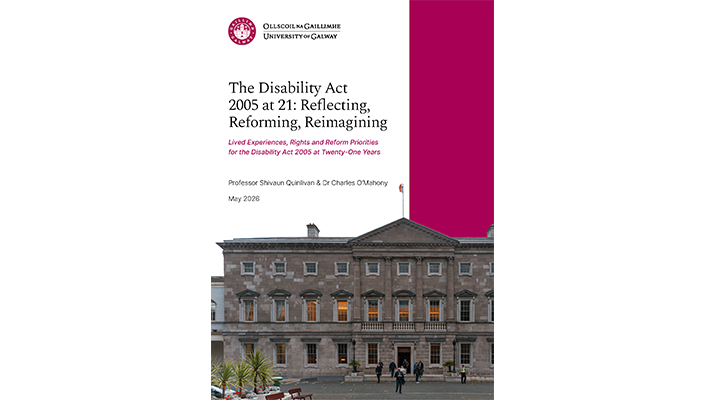 Professor Shivaun Quinlivan and Dr Charles O’Mahony Launch Major Report on the Future of Disability