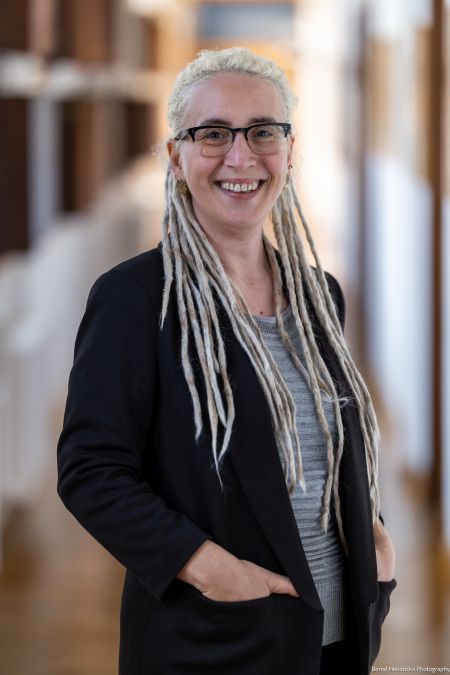 N. Kivilcim Yavuz posed for photograph