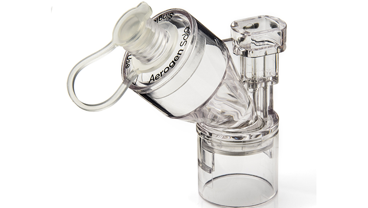 Aerogen Solo vibrating mesh nebuliser. Photo: Aerogen
