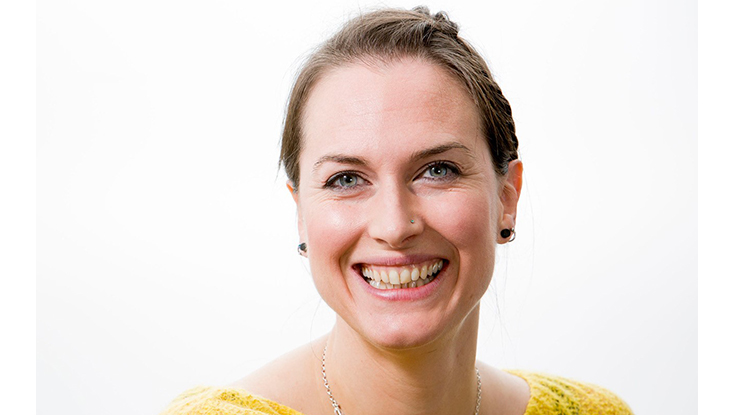 Dr Kerry Thompson, researcher in anatomy at NUI Galway’s School of Medicine and Centre for Microscop